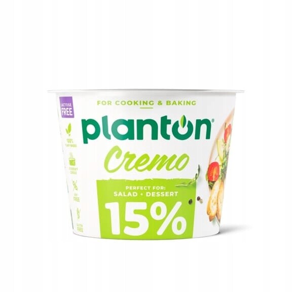 Planton Creamo Cremo 15% Rostlinná náhrada smetany pro vaření a vaření