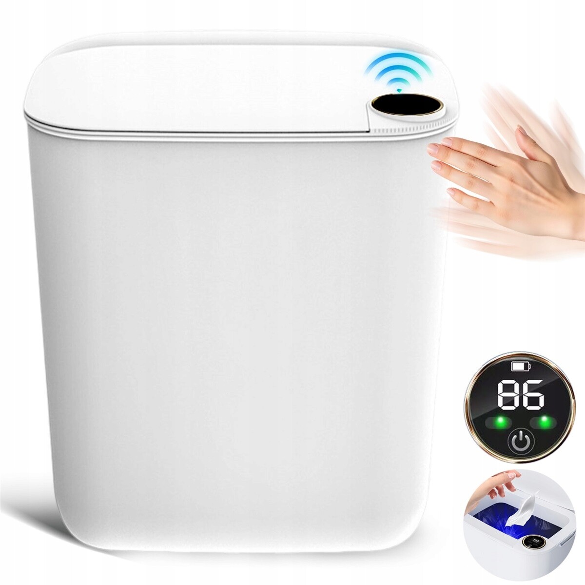 Odpadkový Koš 18 L S Inteligentním Senzorem Do Obývacího Pokoje Kuchyňské Ložnice