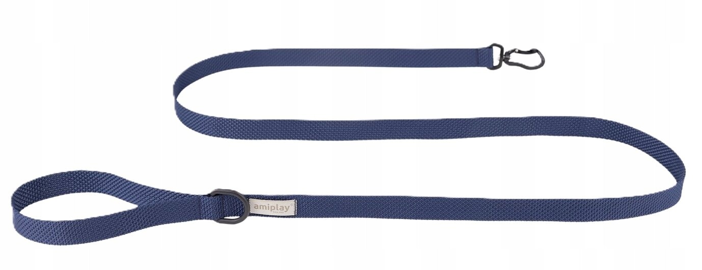 Ami Play Midnight Vodítko pro psa Granátová S 180 x 1.5 cm