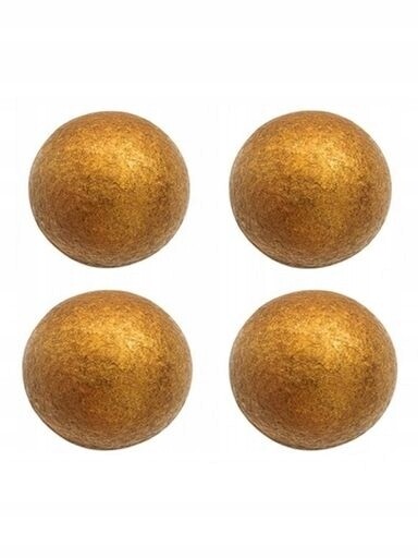 udanewypieki Dekorativní Čokoládové Koule Sun zlaté 4 ks
