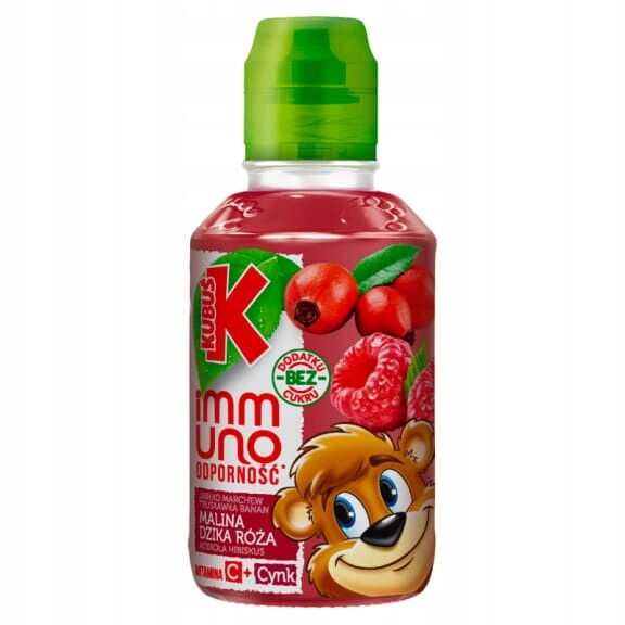 Kubuś Immuno imunita Šťáva malina acerola šípková růže