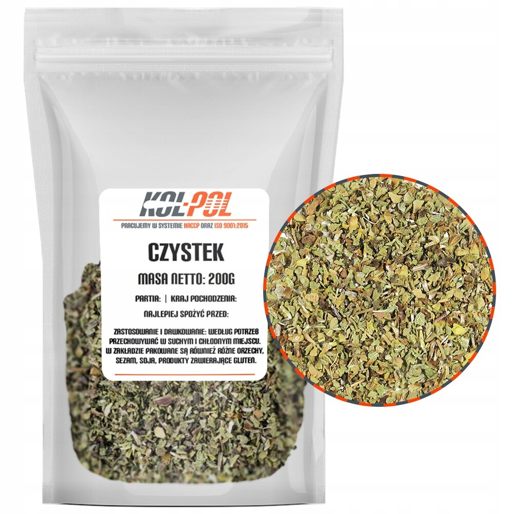 Sušený Čistič 200 g Cistus Incanus bylina čistka čaj kvalita Kol-Pol