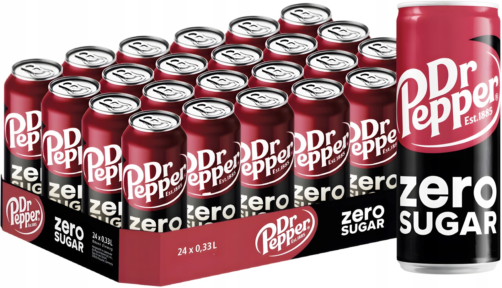 Dr.Pepper Classic Zero Sugar 24×330ml