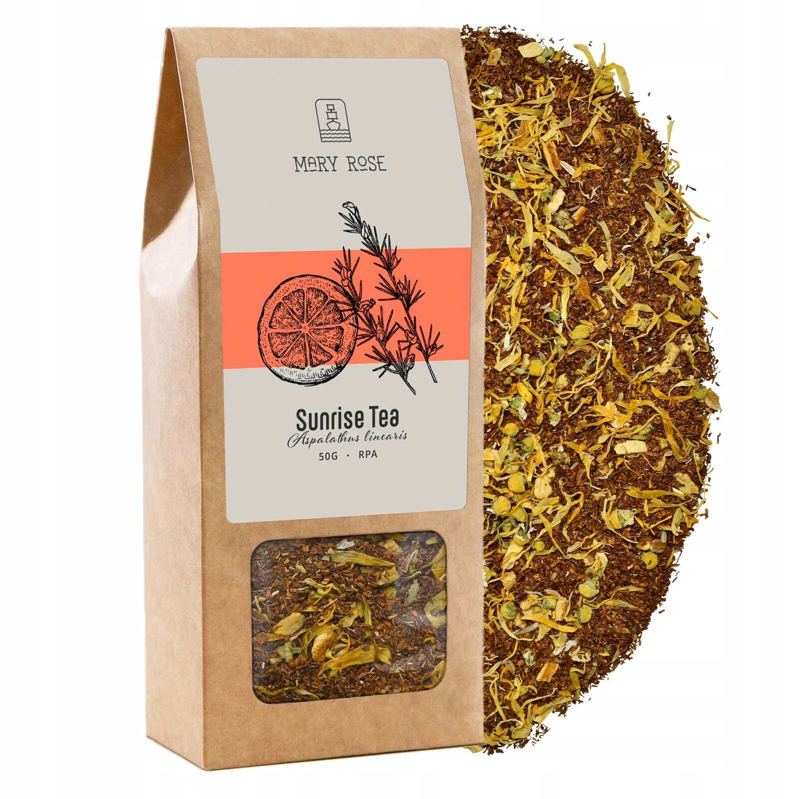 Mary Rose Čaj Rooibos Sunrise 50 g