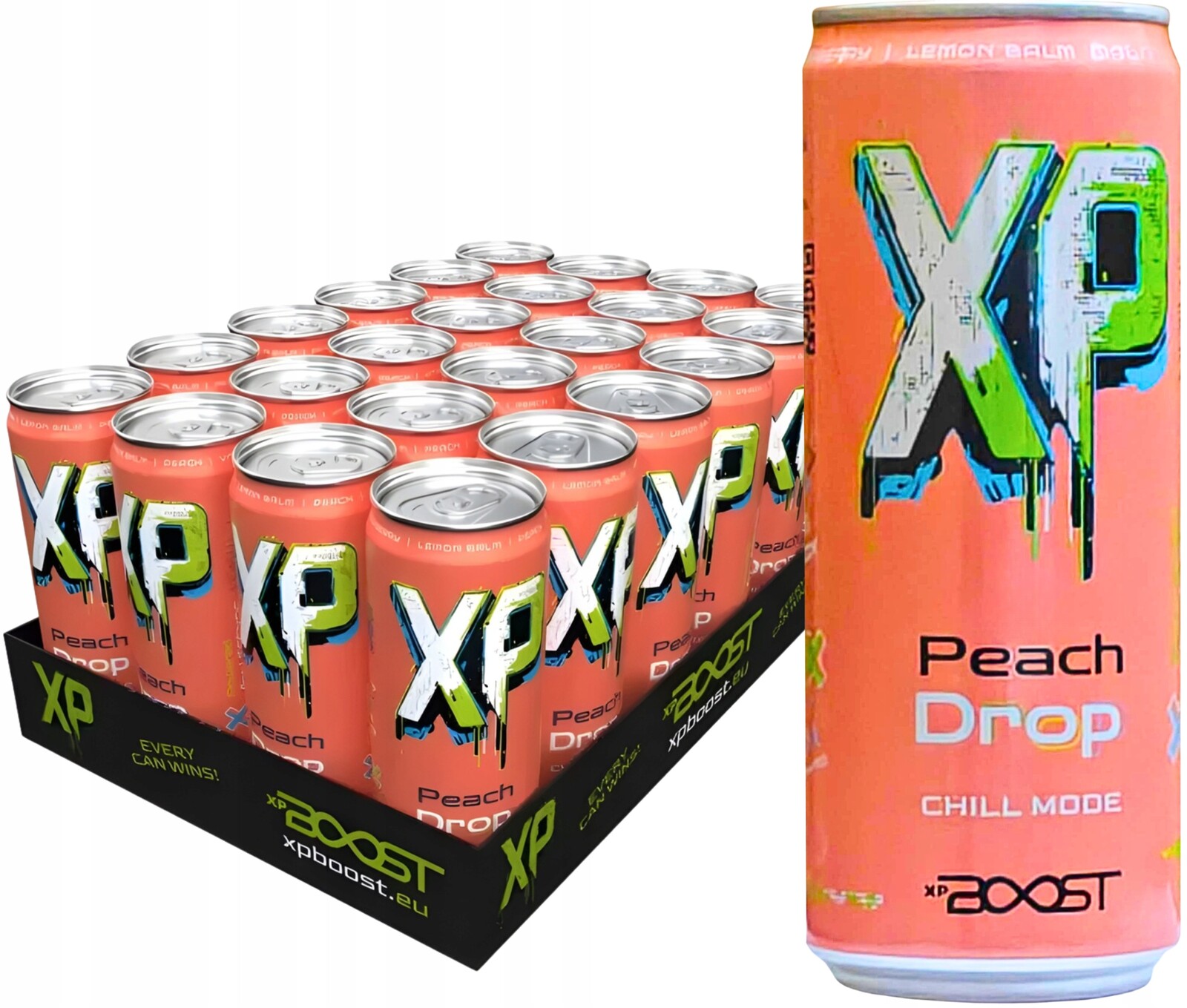 Xp Boost Peach Drop Chill Mode 24×330ml