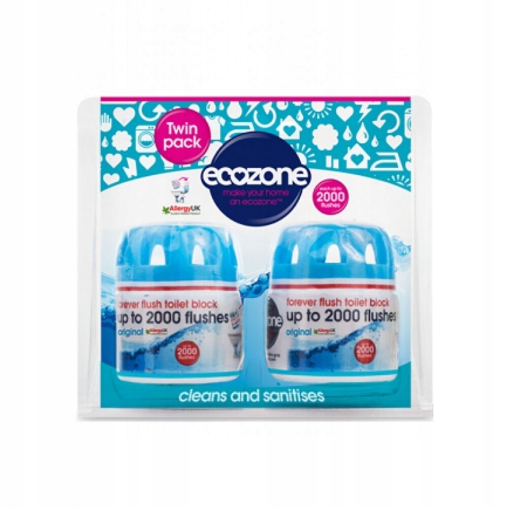 Ekologické kostky do toalety Forever flush Ecozone 1 balení (2 ks)