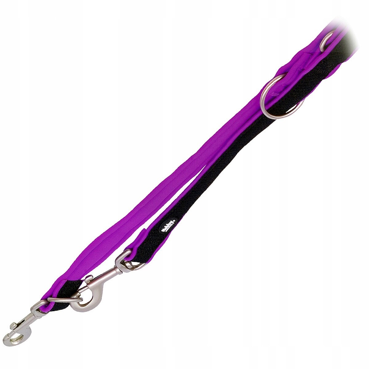 Vodítko Nobby Premium Mesh Preno L-XL 35 mm/200 cm Fialovo-černá