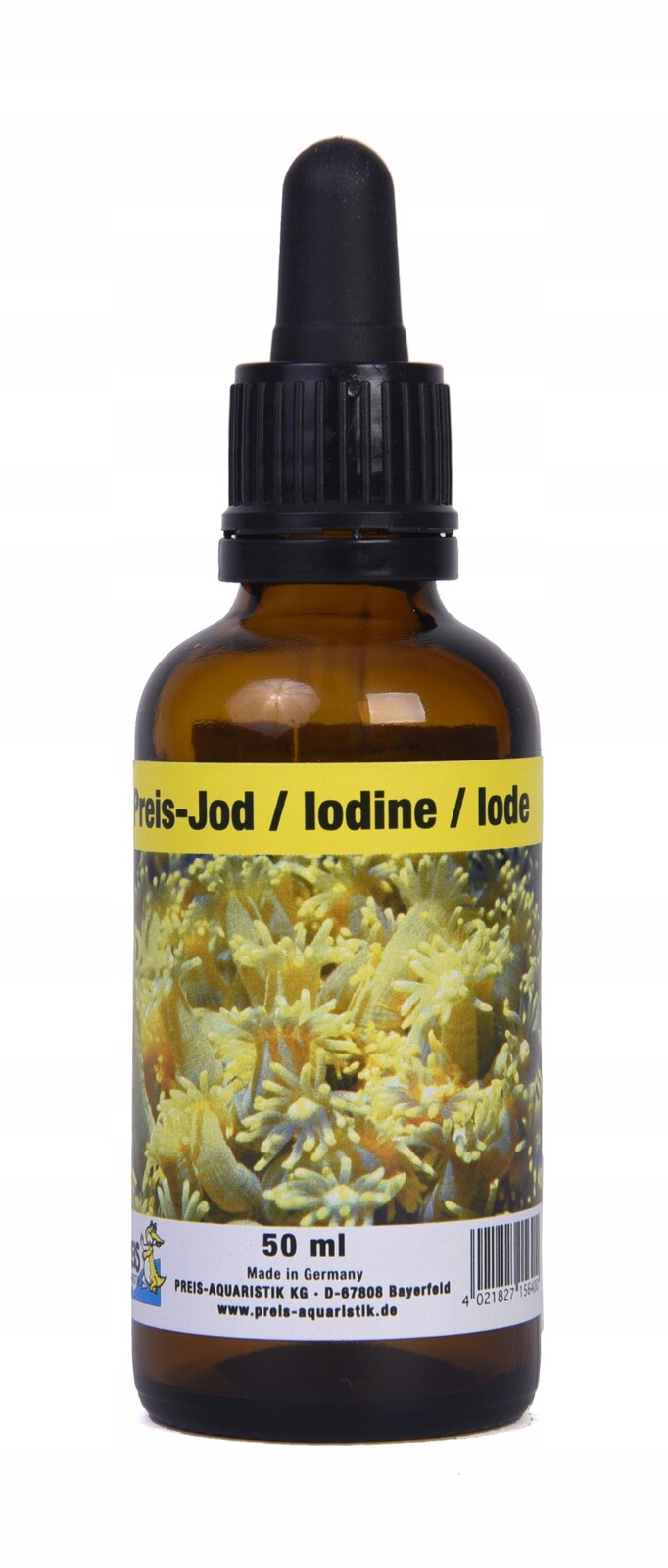 Jód Pro Korály Do Mořského Akvária Suplementace Zbarvení 50 ML Ra