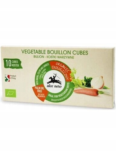 7x Alce Nero Bulion zeleninové kostky Bio 100 g