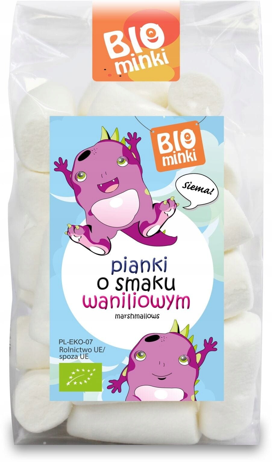 3 x Biominki Pěny s vanilkovou příchutí bezlepkové Bio 100 g