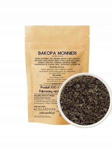 2x Bakopa monnieri (Brahmi) 50g Zielarzpolski.pl
