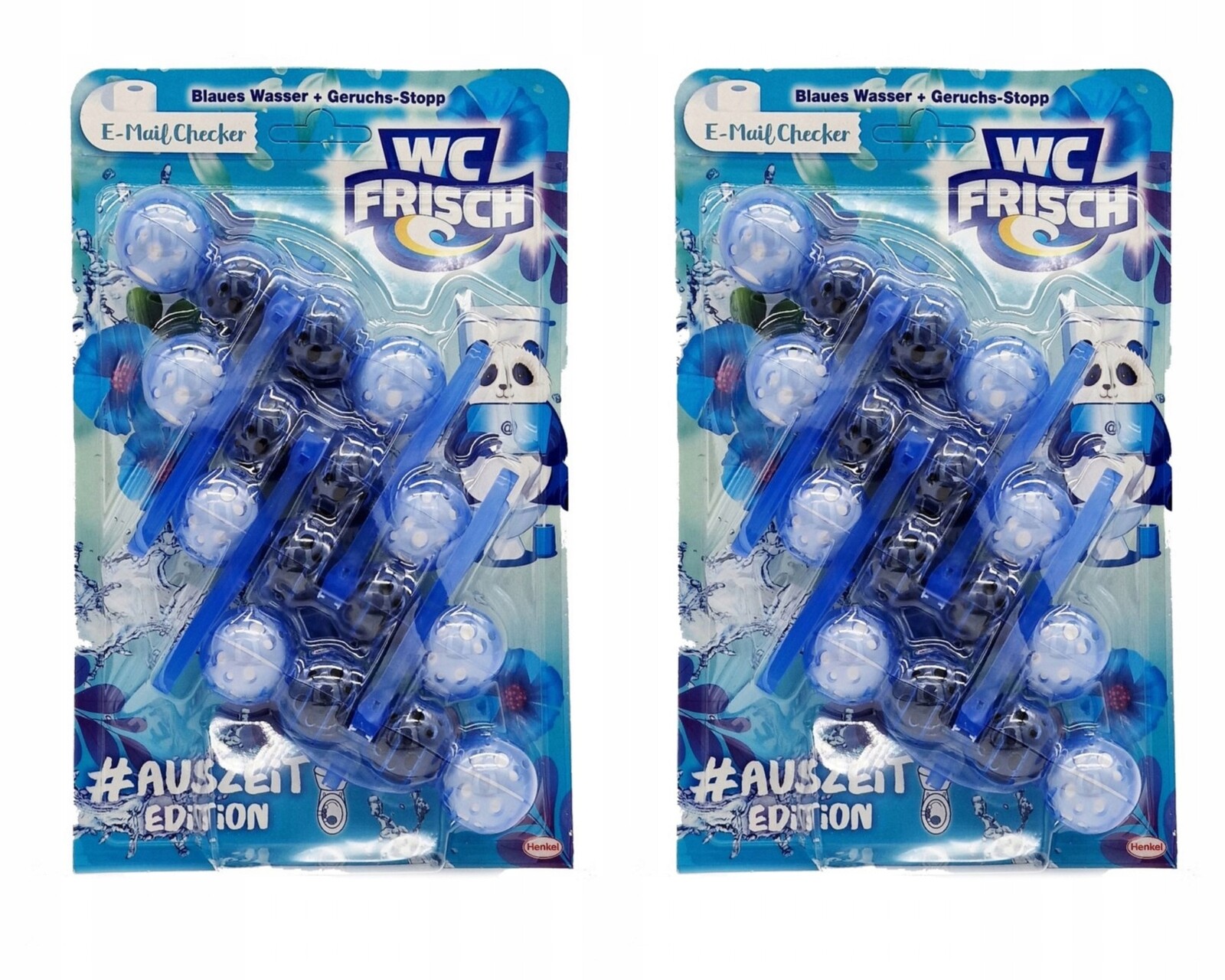 Wc Frisch Blaues Wasser 4x50g přívěsek na Wc košík barvící vodu