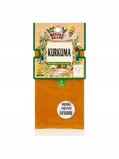 7 x Royal Brand mletá kurkuma Obsah kurkuminu Dobrá Koření 30 g