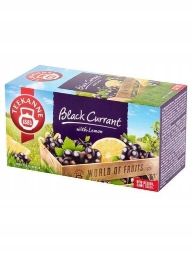 Teekanne Čaj Černý rybíz s citronem 20 x 2,5 g