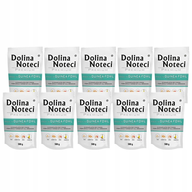 Mokré krmivo pro psy Dolina Noteci Premium perlička s jablkem sada 10x500 g