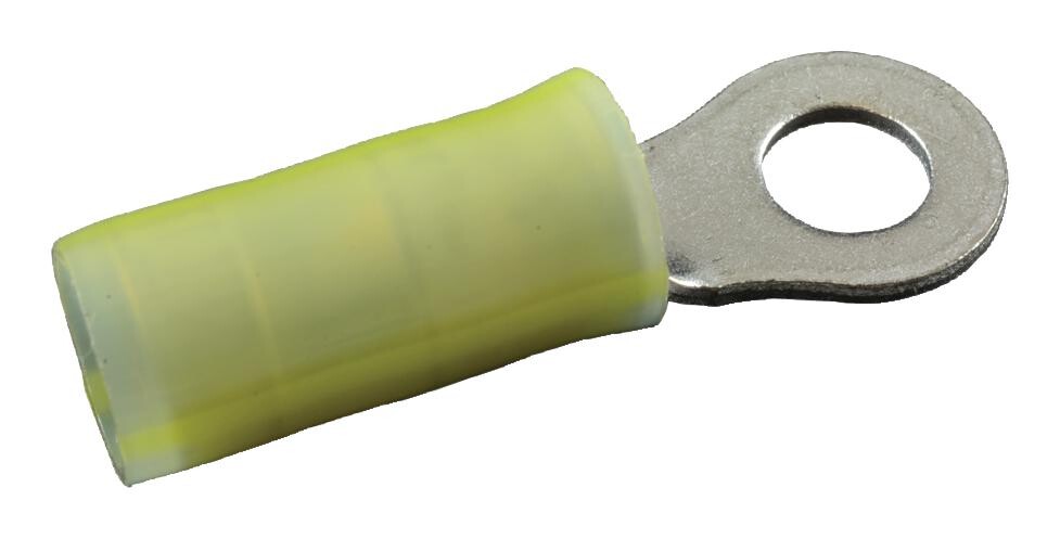 Amp - Te Connectivity 2-36161-3. Terminal, Ring Tongue, #10, Crimp Yellow