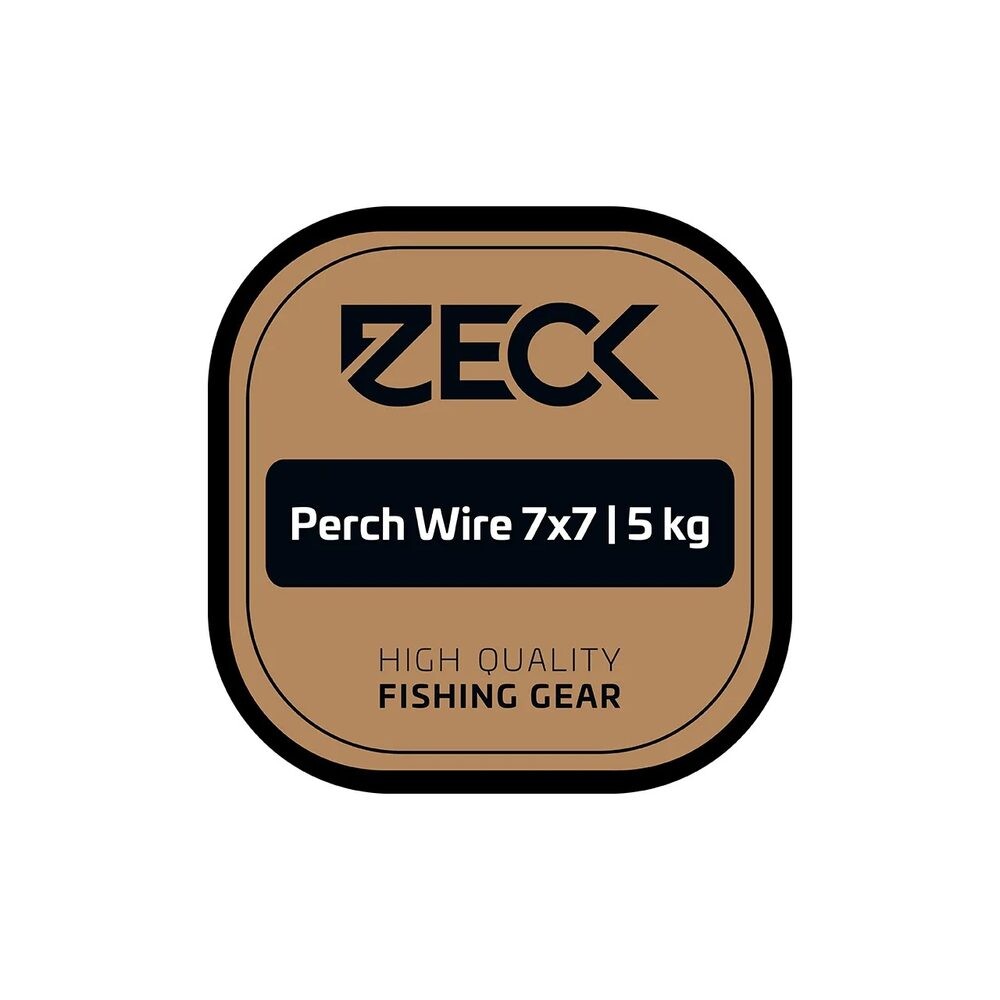 Zeck Vazatelné ocelové lanko Perch Wire 7x7 5kg - 1,5m