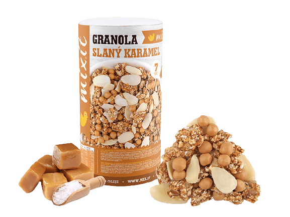 MIXIT Granola z pece Slaný karamel 550 g