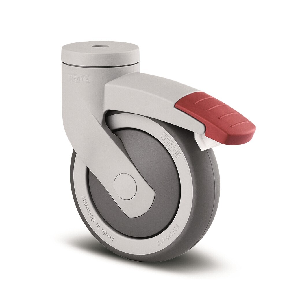 Tente Kolečko pro nemocniční lůžko 100 mm,otočné s brzdou 2029