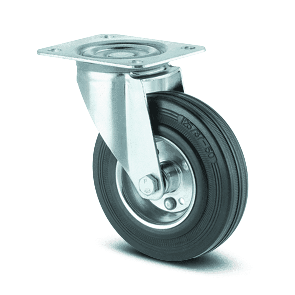 Tente Průmyslové kolečko 125 mm, otočné 714