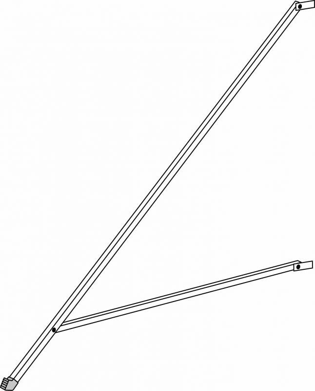 Boční stabilizátor pro pojízdné lešení Hymer typ 7071  7074