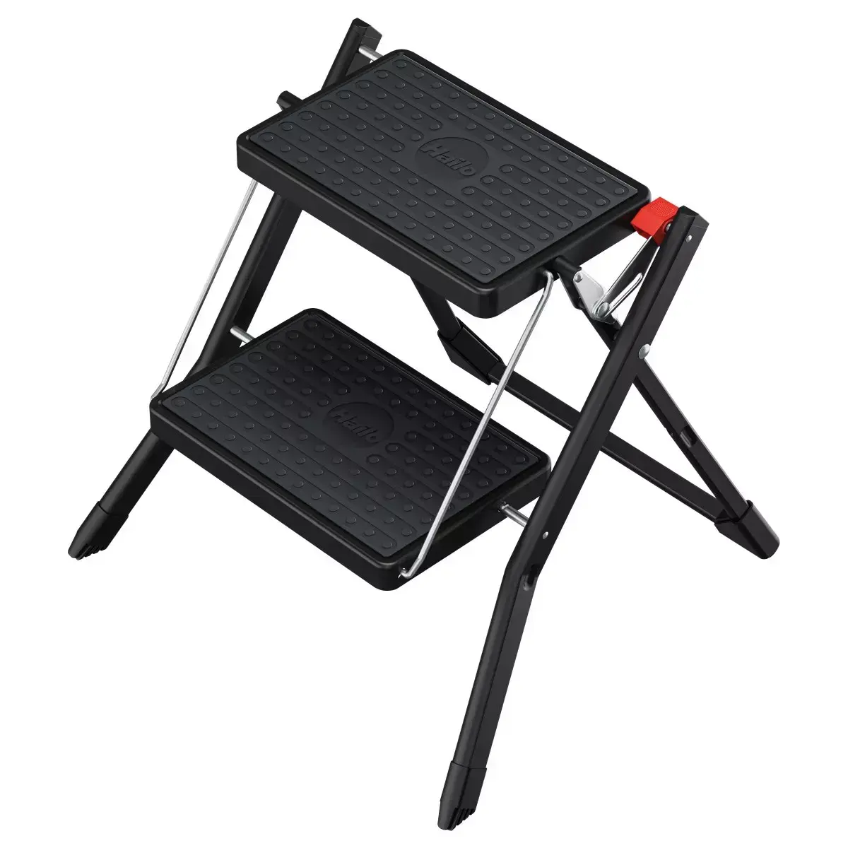 Ocelové skládací schůdky Hailo MK62 StandardLine černé