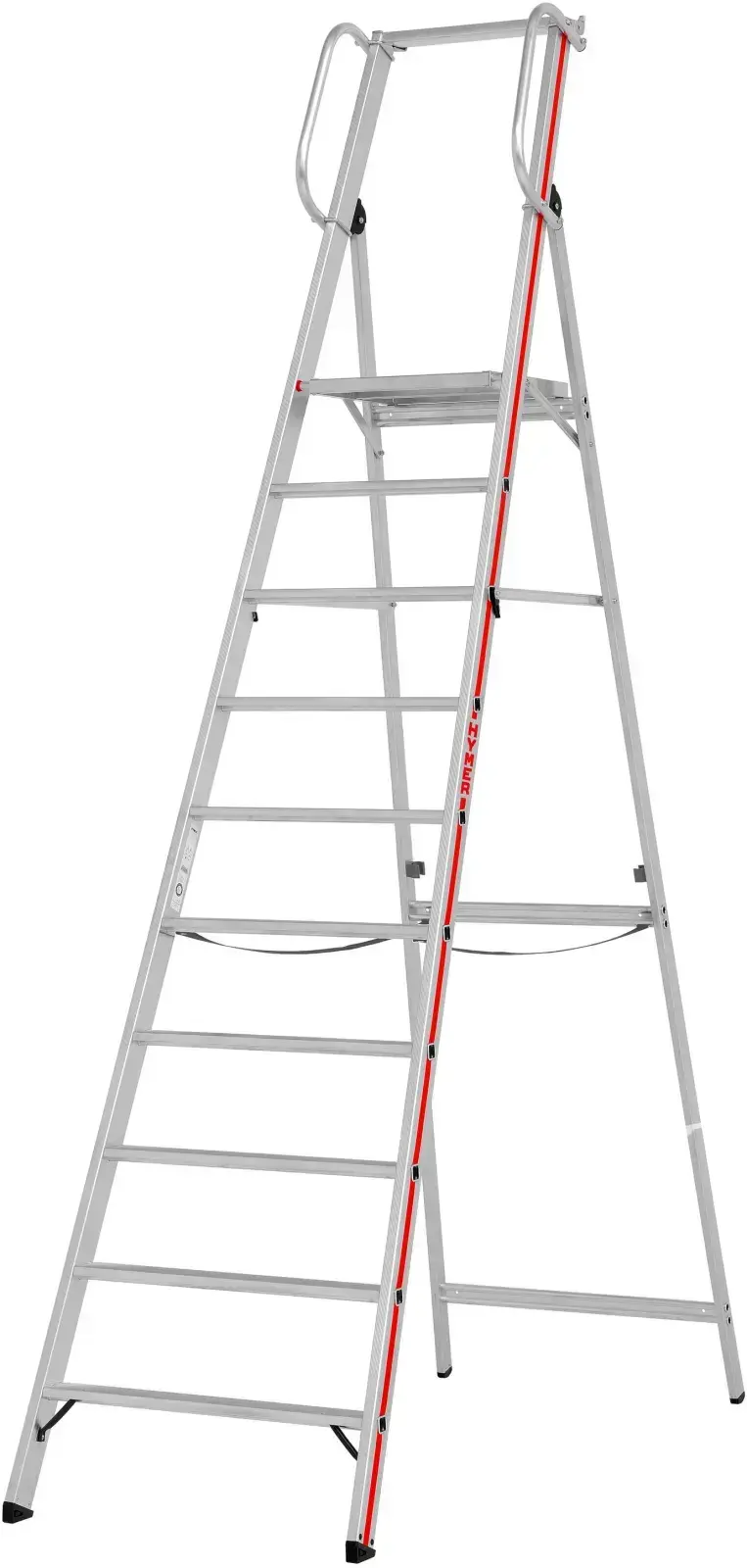 Hliníkové schůdky HYMER 8080 10 nášlapů