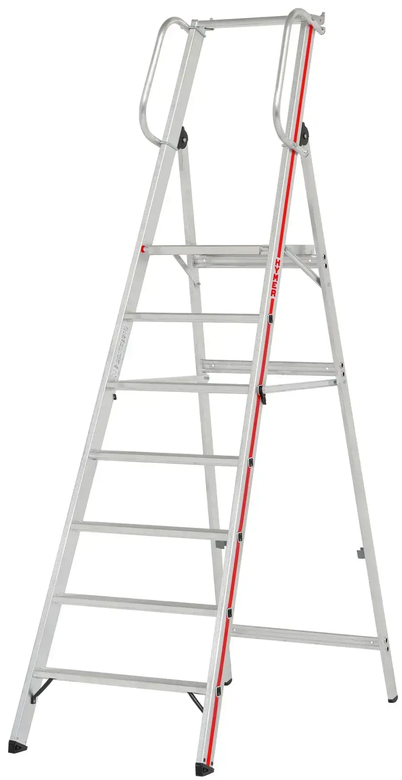 Hliníkové schůdky HYMER  8080 7 nášlapů