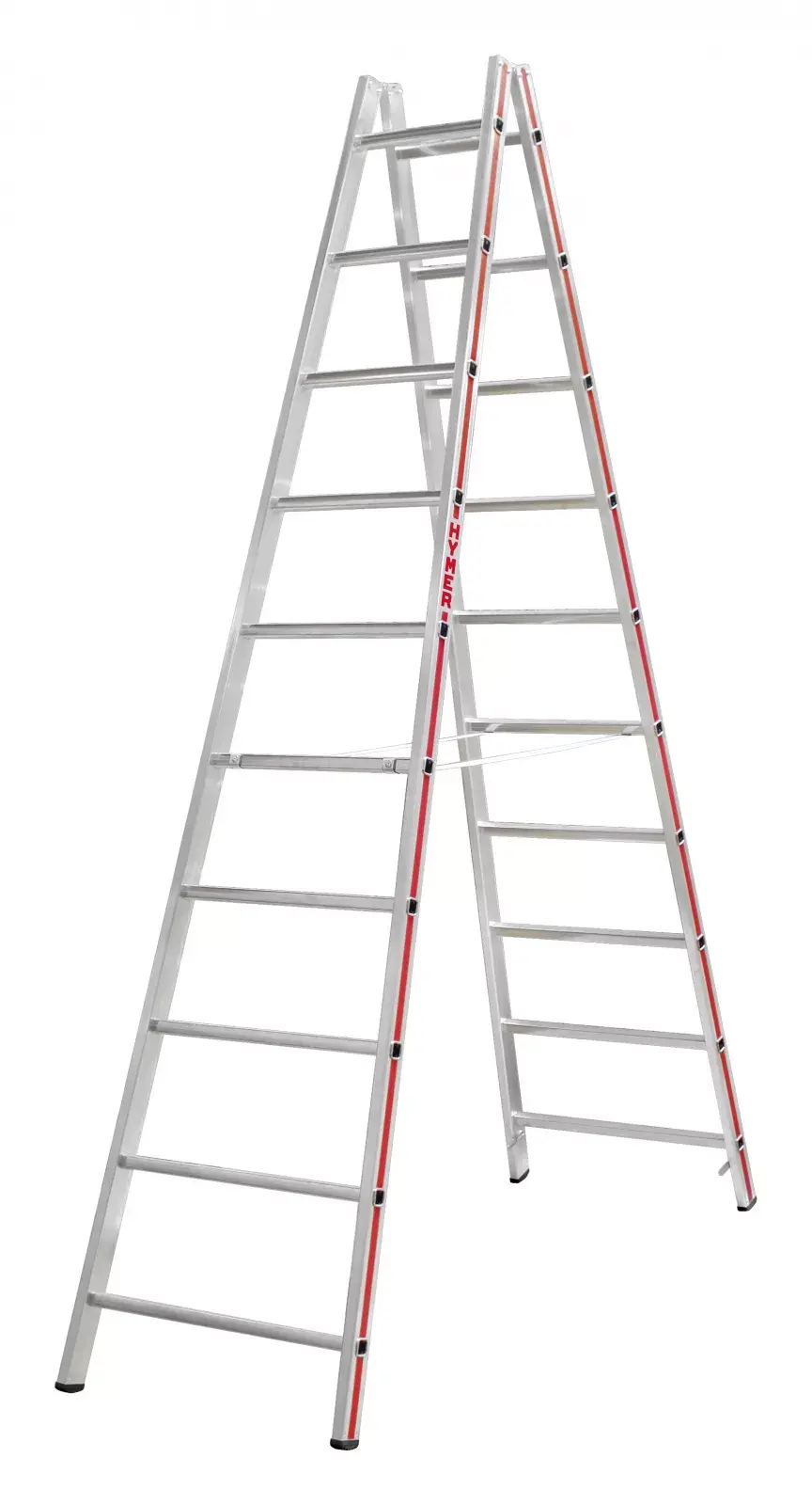 Hliníkové štafle Hymer profi 2x10