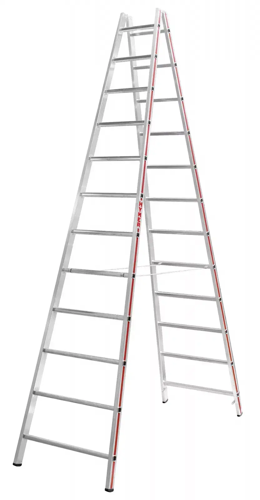 Hliníkové štafle Hymer profi 2x12