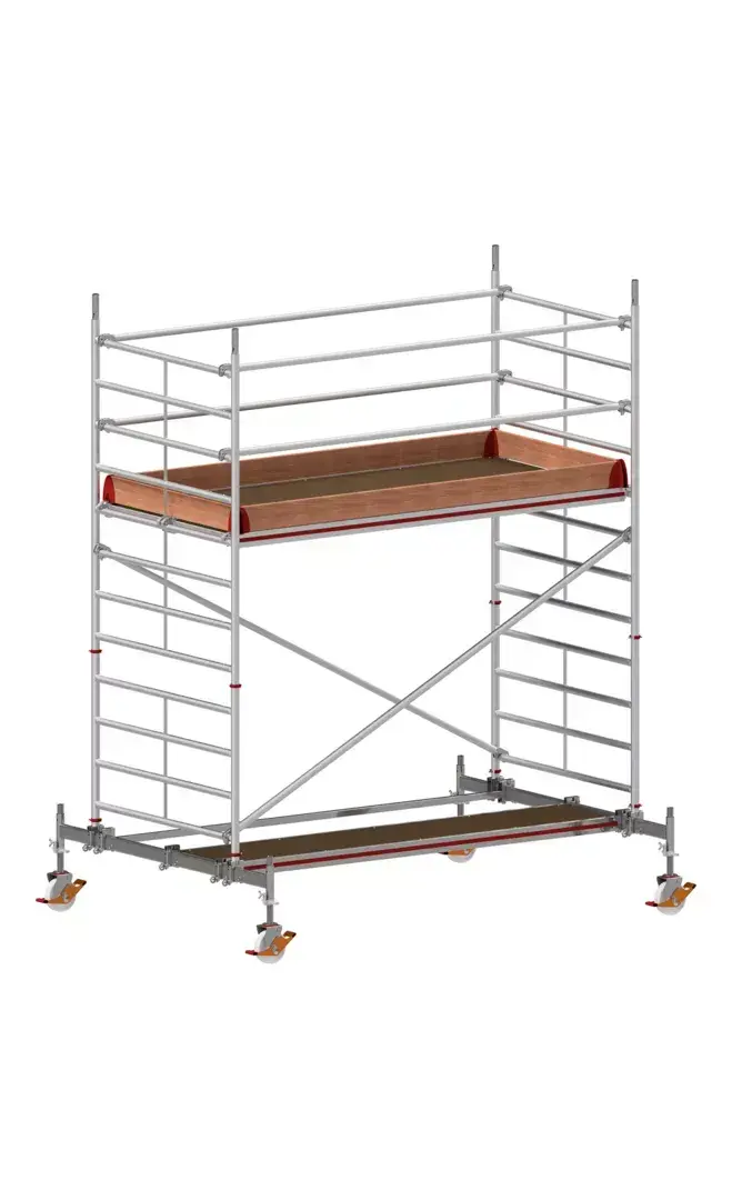 Hliníkové pojízdné lešení Hymer 6073 - pracovní výška 4,6 m