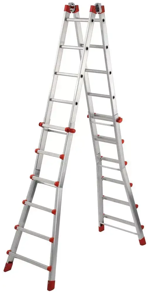 Teleskopický žebřík Hailo M80 4x6 příček