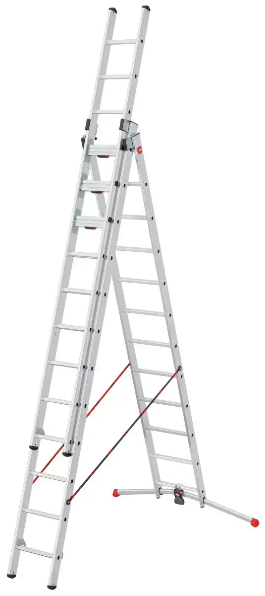 Hliníkový žebřík HAILO S120 Pro 3x12 příček