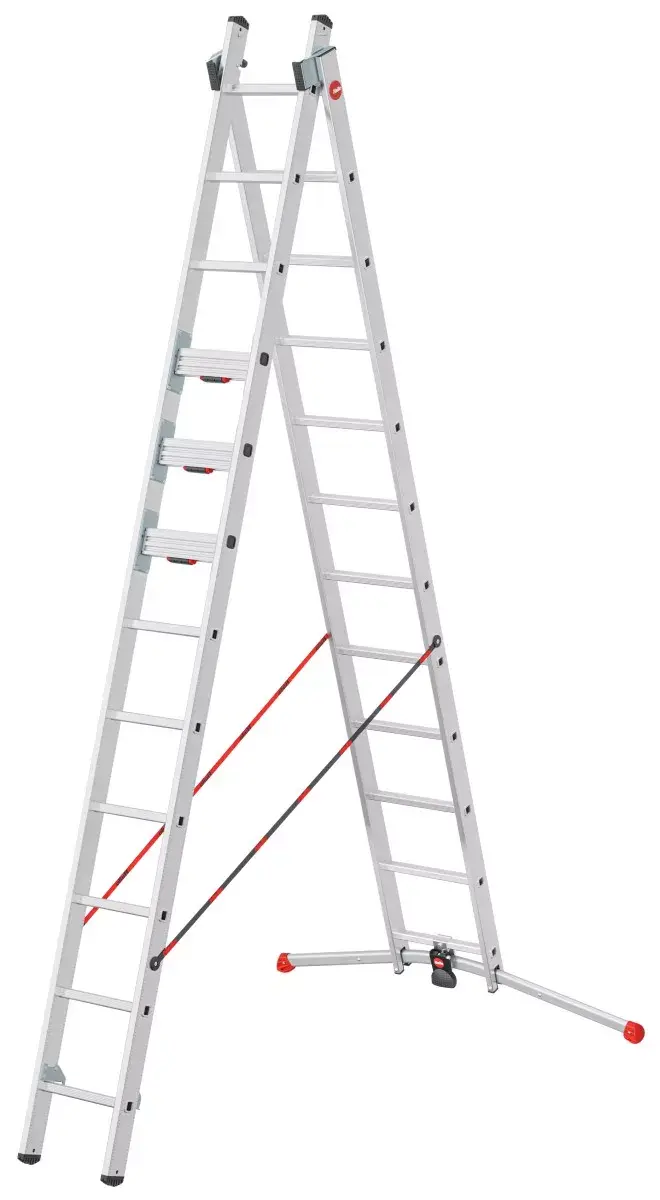 Hliníkové štafle - žebřík profi Hailo S110 Pro 2x12 příček