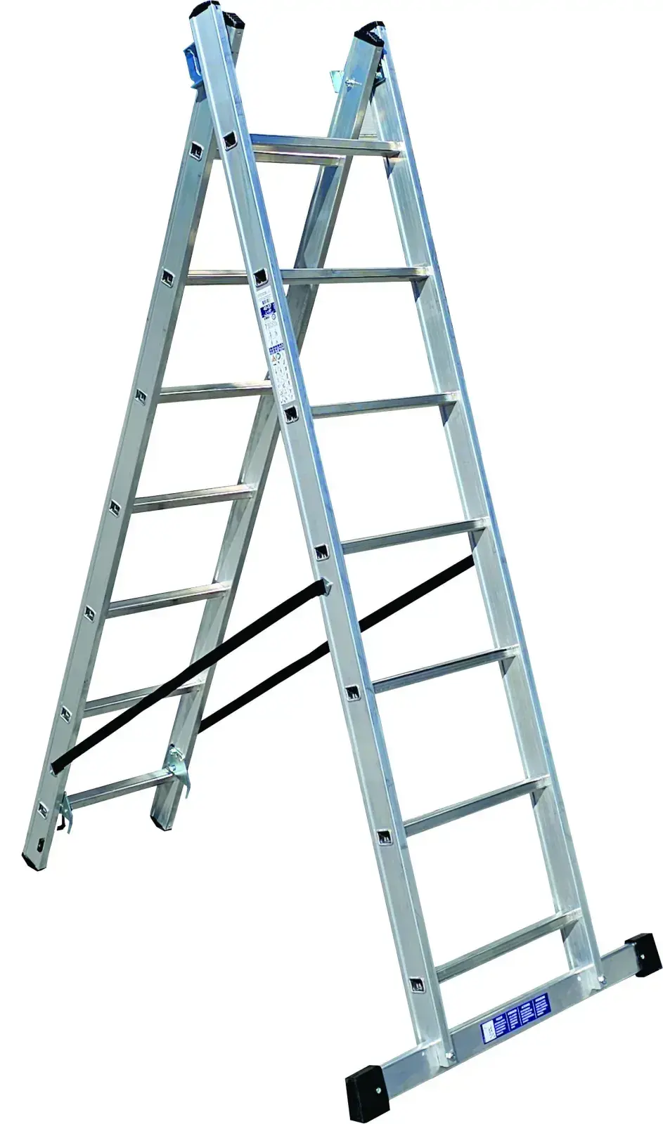 ALPOS Hliníkové štafle - žebřík profi 2x6 příček