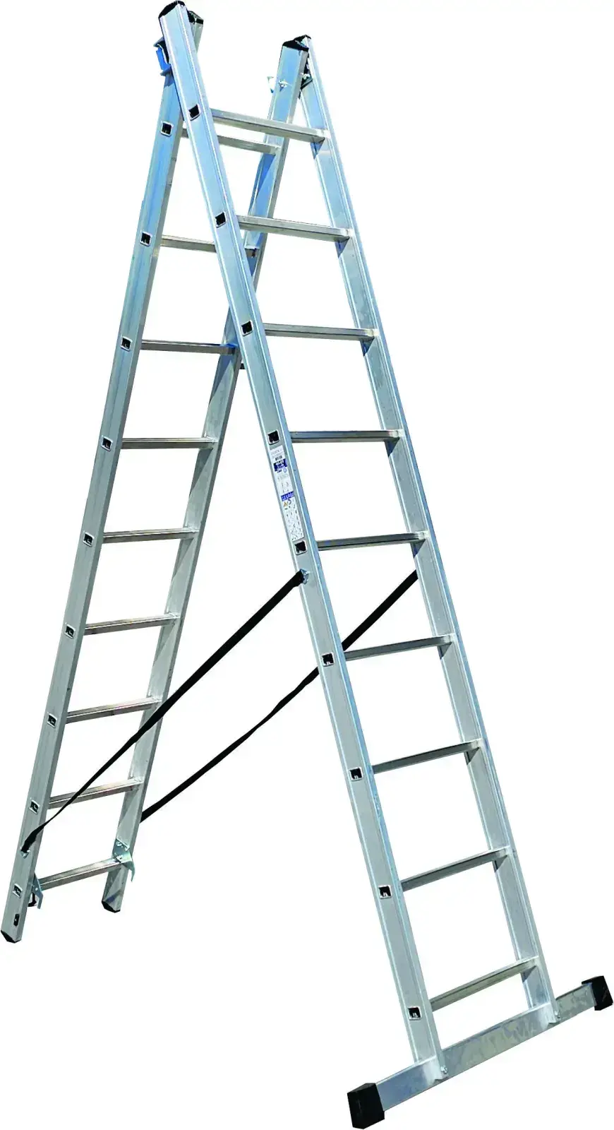 ALPOS Hliníkové štafle - žebřík profi 2x9 příček