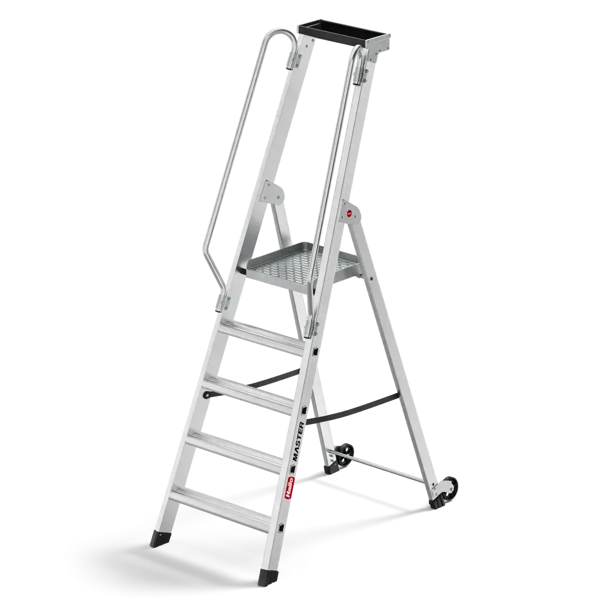 Hliníkové schůdky HAILO Master P80 5 stuňů