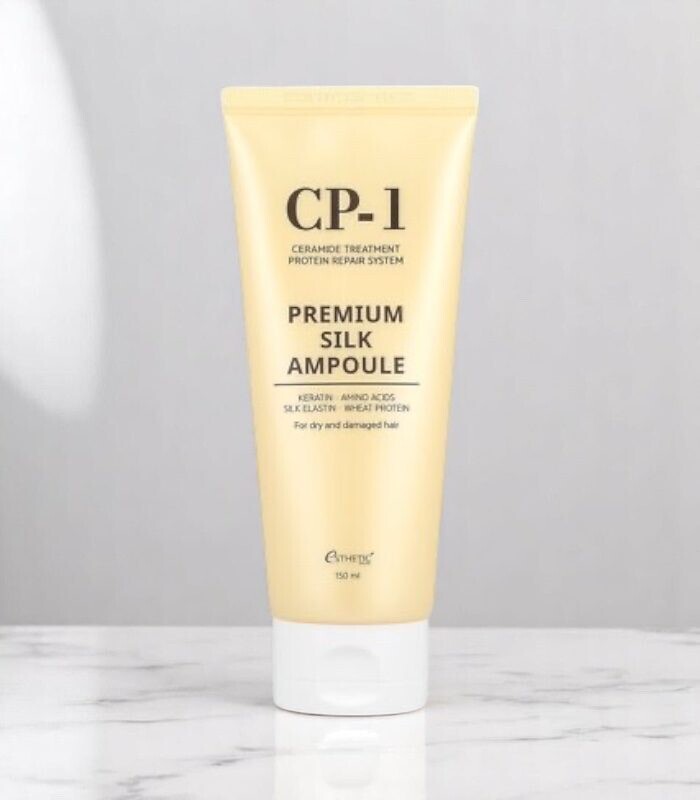 Esthetic House - CP-1 Premium Silk Ampoule - Bezoplachová regenerační péče pro suché a poškozené vlasy - 150 ML