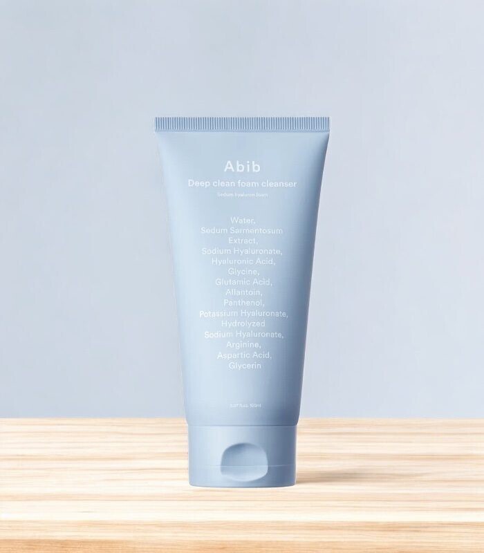 Abib - Deep Clean Foam Cleanser - Sedum Hyaluron Foam - Čisticí pěna na obličej 150 ml