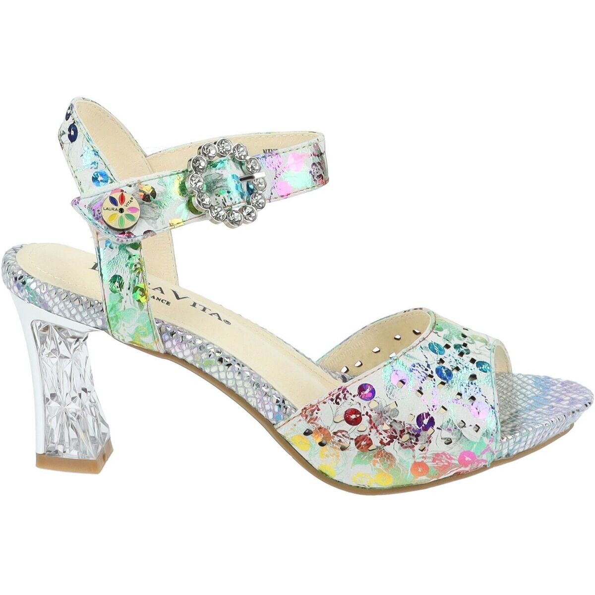 Laura Vita  Sandalen  Bílá