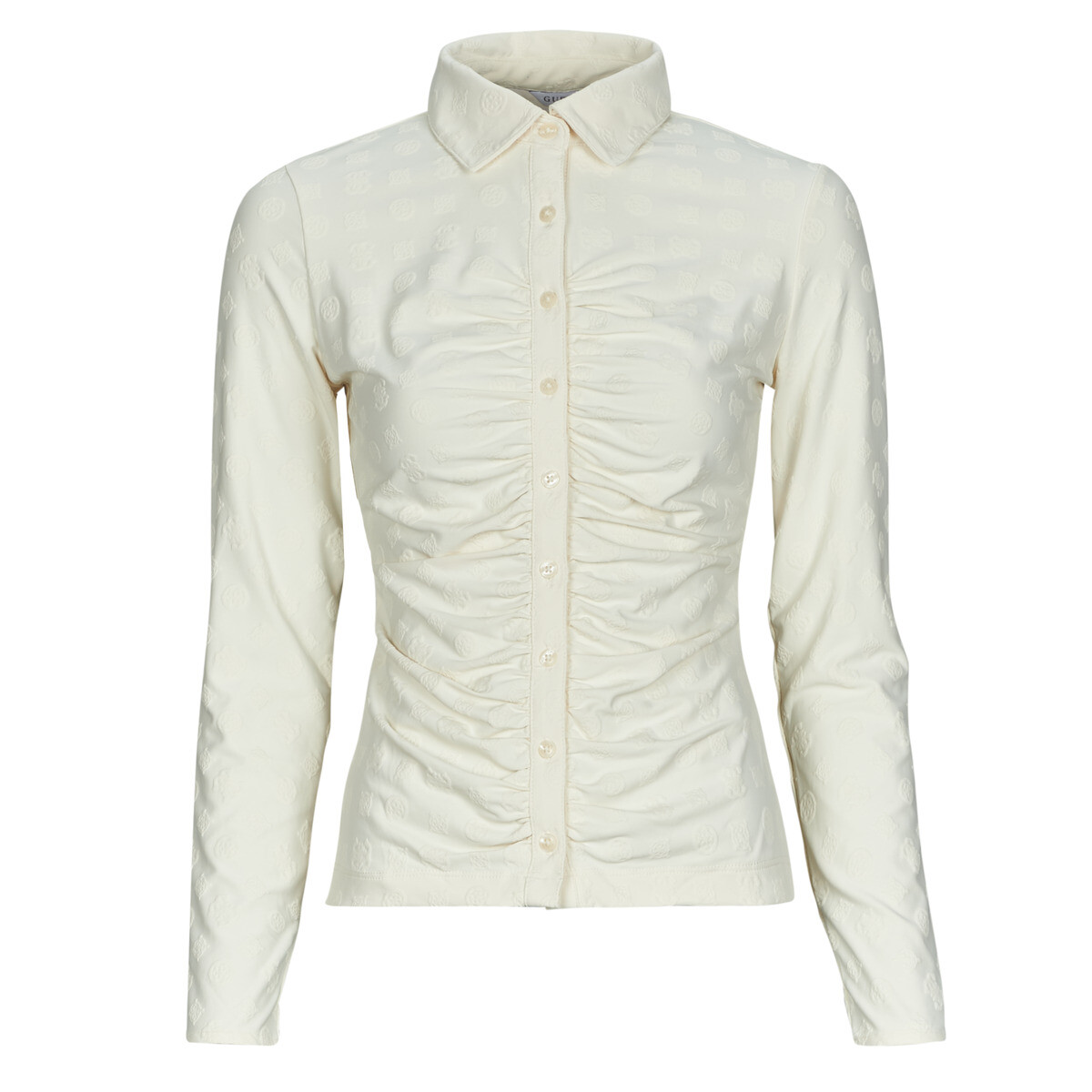 Guess  LS SHIRRING NYNA  Béžová