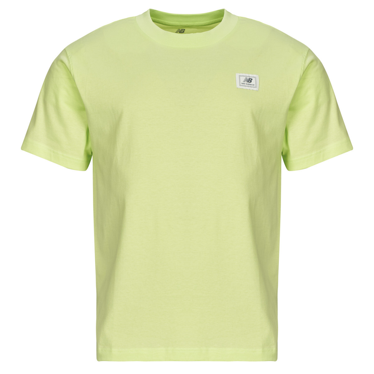 New Balance  WOVEN LABEL T-SHIRT  Žlutá