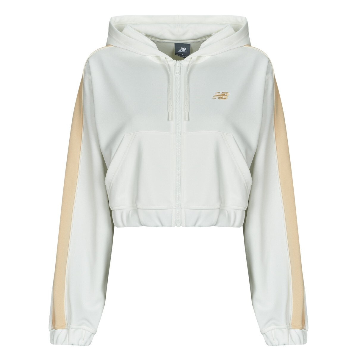New Balance  INTERLOCK FULL ZIP  Béžová