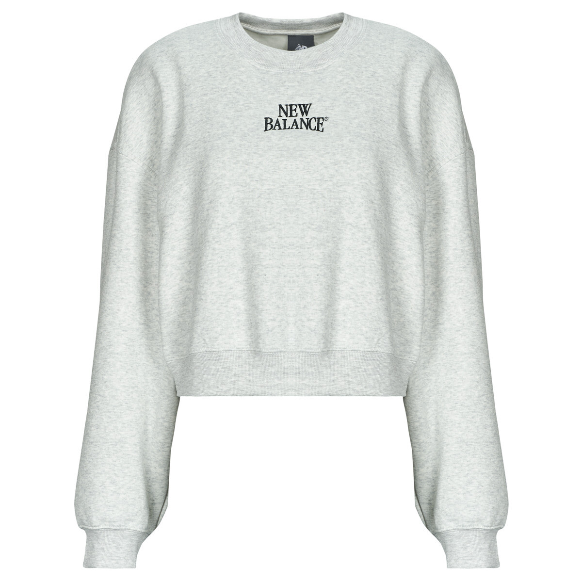 New Balance  LINEAR HERITAGE FLEECE CREW  Šedá