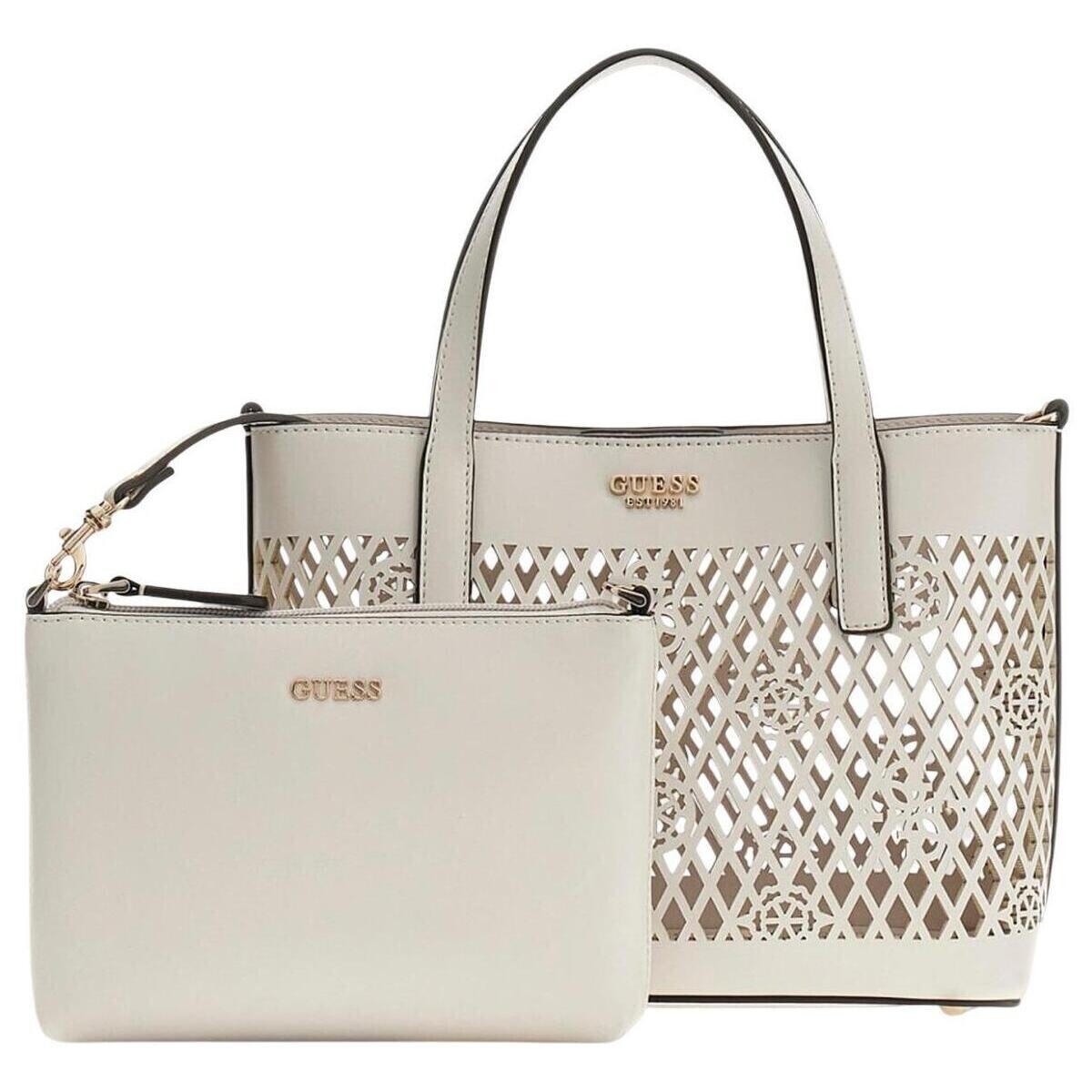 Guess  LETTY 2 IN 1 MINI TOTE HWPG99 11750  Bílá