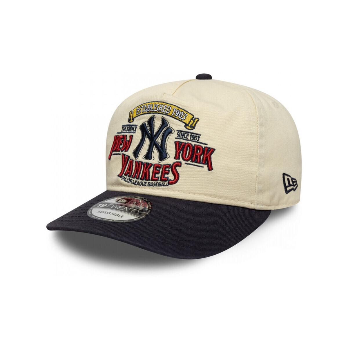 New-Era  Washed graphic 19twenty neyyanco  Béžová