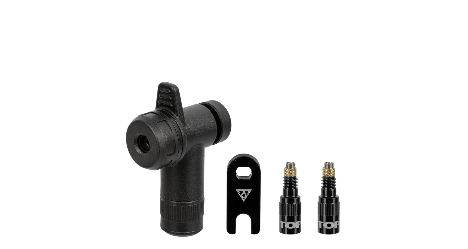 Sada ventilků Topeak Turboflow valve combo w/ Rapidhead