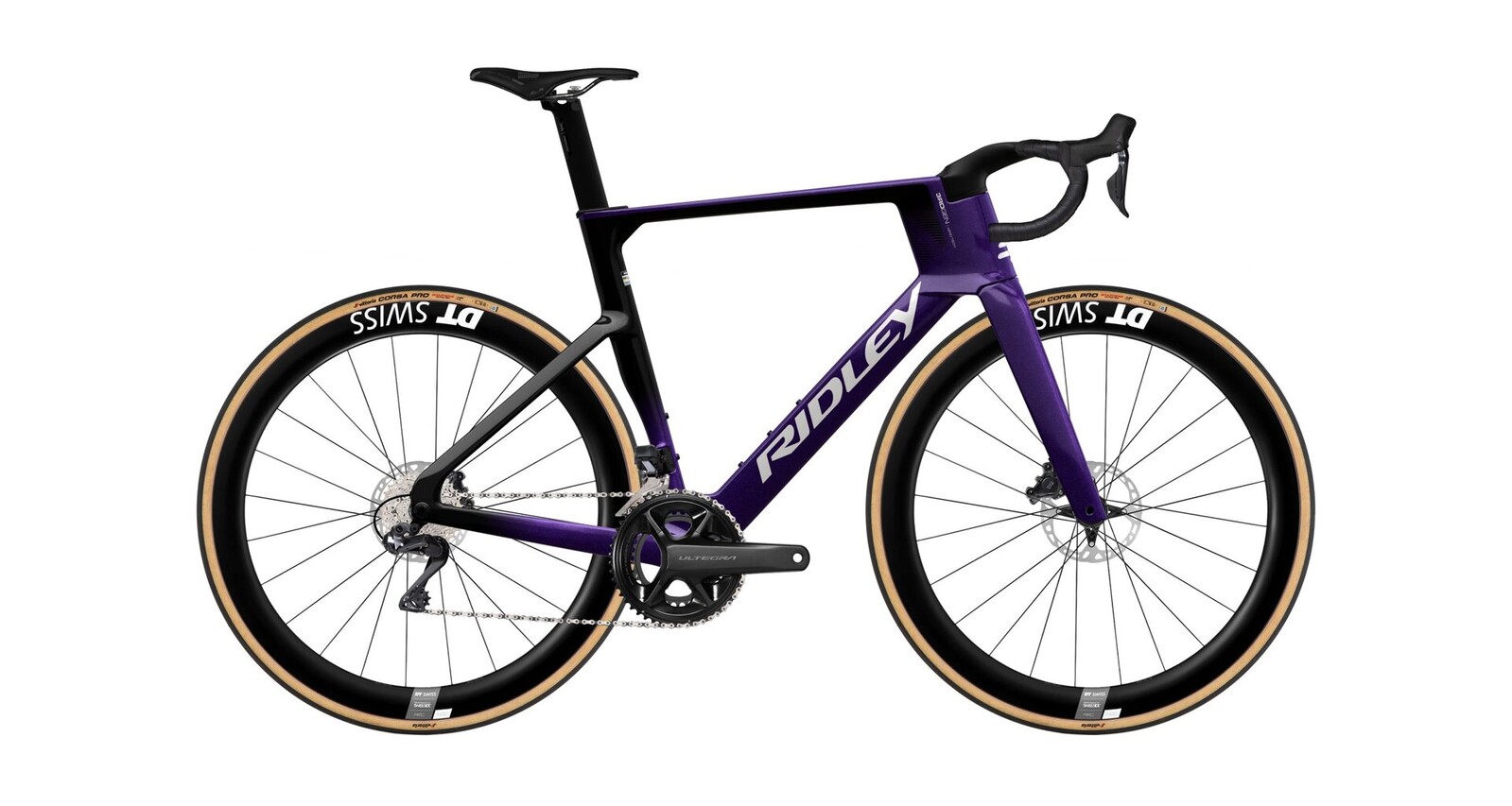 Ridley Noah Fast Shimano Ultegra Di2 - Amethyst Purple / Black / White Velikost: S