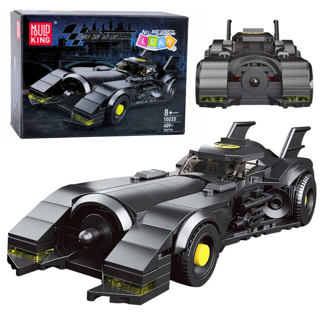 1 091 Dětská stavebnice - Závodní auto, černá, 409ks