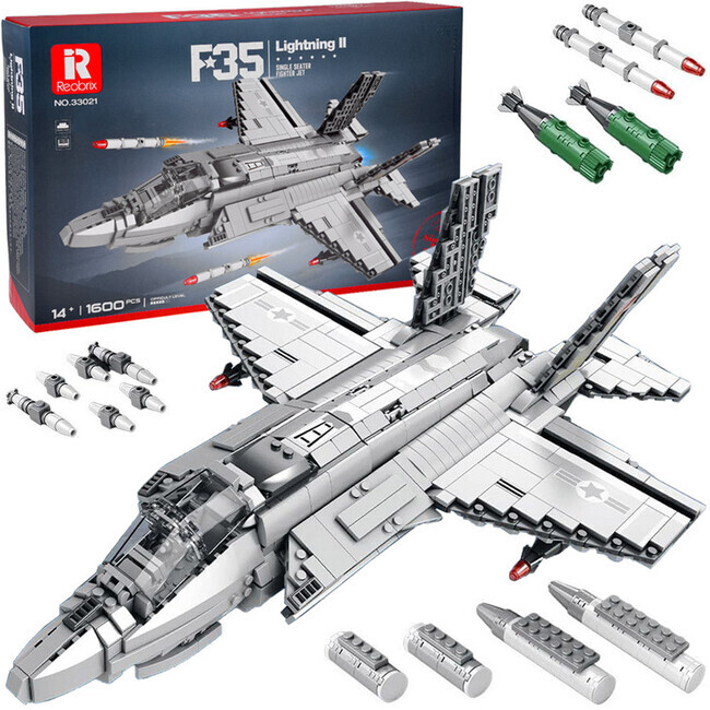 Stavebnice - Americká stíhačka F-35 Lightning II - 1600ks